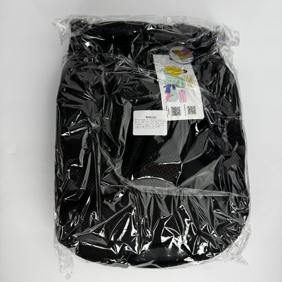 Pawaboo Size L 12-16 lb Front Backpack DOG Carrier in Black Mesh - Picture 7 of 12